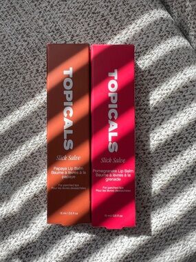 Topicals Slick Salve Lip Balms - Papaya & Pomegranate